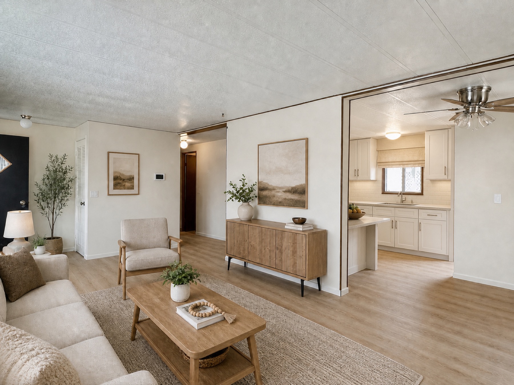 Living & dining Virtual renovation concept