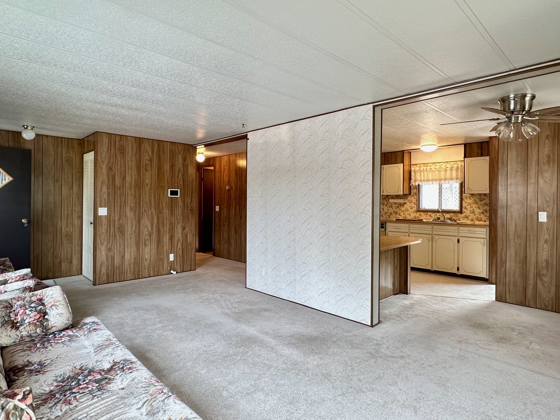 Living & dining in its current condition