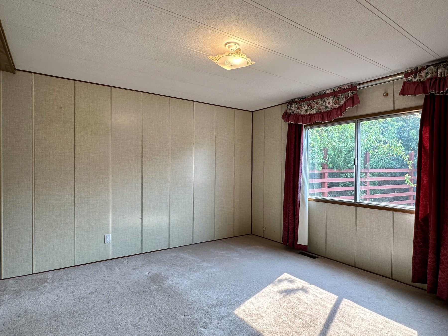 Primary bedroom in its current condition